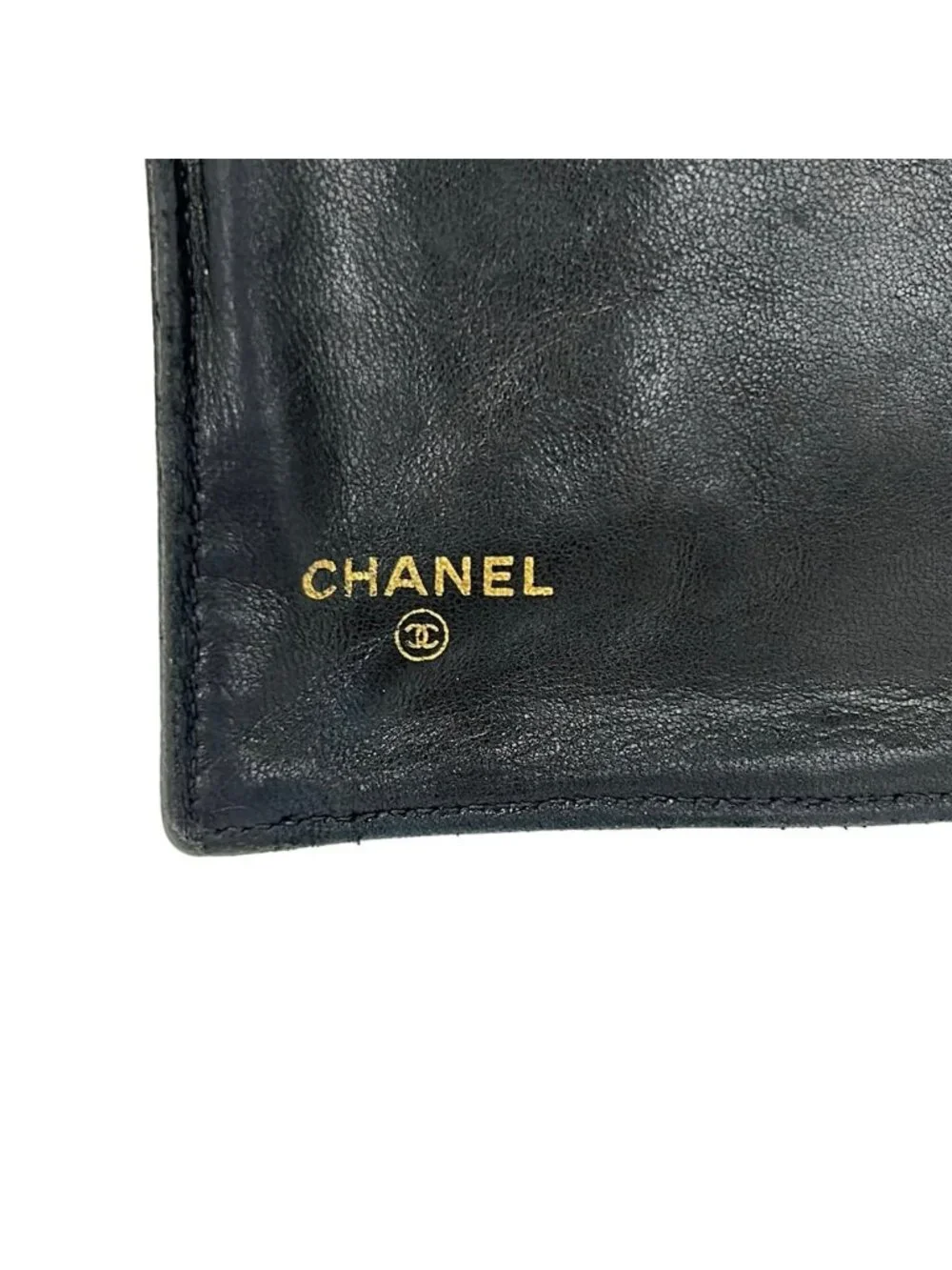 Chanel Wallet Black CC Logo